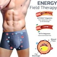 thumbnail image 4 of Green L Magnetic Energy Energetic Field Therapy Men Briefs Boxer Underwear Underpants US, 4 of 4