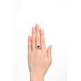 thumbnail image 3 of RYLOS Rings for Women Sterling Silver Ring Classic 9X7MM Oval Gemstone & Diamonds February Amethyst Jewelry Size 5, 3 of 8