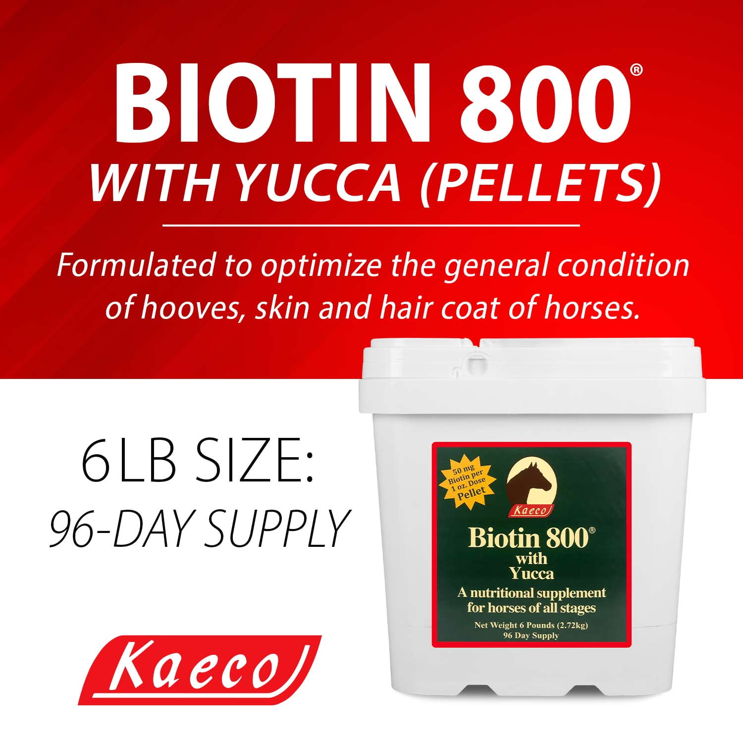 Kaeco Biotin 800 Pellets - 6 lb