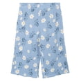 thumbnail image 3 of Bluey Floral Square Neck Ribbed Tank Top and Capri Pants Outfit Set Toddler to Big Kid, 3 of 5