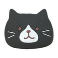 thumbnail image 2 of PATLOLLAV 1 Pcs Cute Kitty Silicone Coaster, Non-Slip Cup Mats for Desk Drink Table Decor Kawaii Accessories Gift Choice, 2 of 6