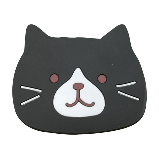 Coffee Tables for Living Room,Cat Shaped Silicone Coaster Non Slip Hot Pad for Desk Coffee Table Kitchen