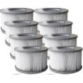 thumbnail image 1 of Pack Of 8 Replacement Filter Cartridges For Mspa Inflatable Pool, Jacuzzi, 1 of 3