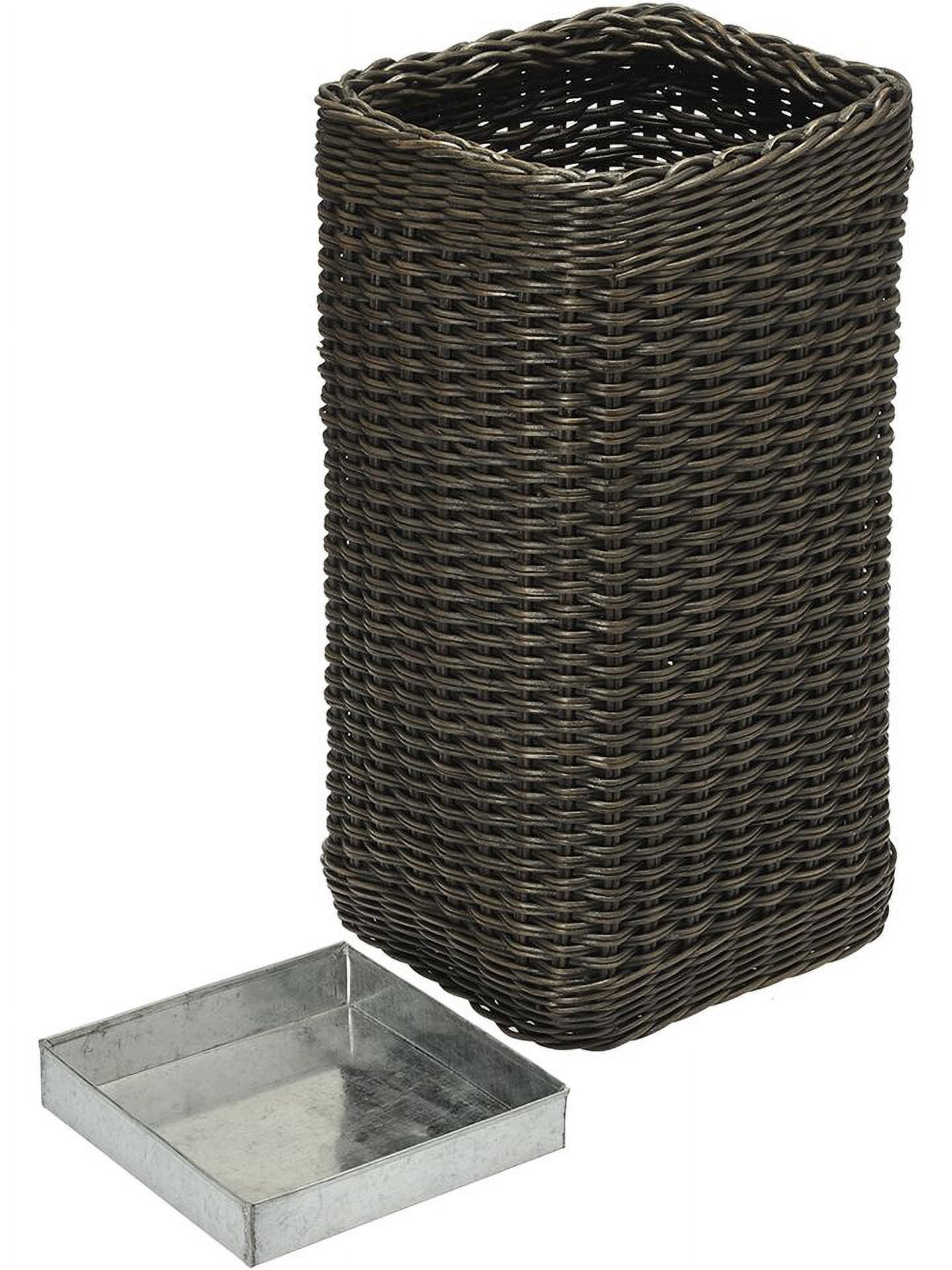 Kouboo Brown Tropical Wicker Umbrella Stand