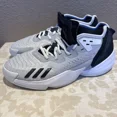 thumbnail image 3 of Adidas D.O.N. Issue 4 Mens 8.5 White Gray Black Basketball Shoes Mitchell GY6509, 3 of 6