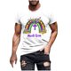 thumbnail image 1 of Camisetas de Manga Corta para Hombre Imprimir Deportes de Manga Corta Cuello Redondo Blusa Algodón Poliéster, Nueva Moda Casual Camiseta para Hombres, 1 of 1