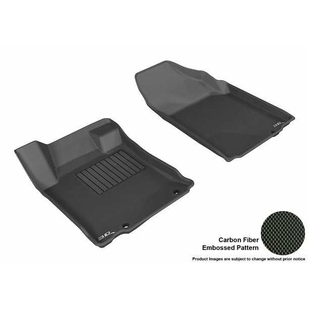 3D MAXpider 20132015 Nissan Altima Sedan Front Row All Weather Floor Liners in Black with