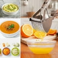 thumbnail image 5 of Multi-Functional Food Ricer, Stainless Steel Potato Ricer Ergonomic Comfort Grip, Heavy Duty Commercial Use For Quick And Easy Mashing, 5 of 5