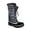 Gray, variant on Tanleewa Mid-Calf Waterproof Women Winter Snow Boots Nonslip 7 Female