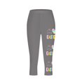 thumbnail image 3 of Pantalones de Ajuste Seco de la Moda de las Mujeres Imprimidas Leggings, Deporte de Yoga Elástico de Poliéster Elástico Respirable, 3 of 7