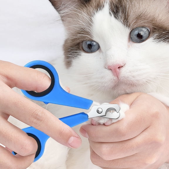 Pet Nail Pers & File Cat/Dog Nail Trimmer With Non Handle For Small Animals Pet Grooming Tool Featured In 5 Colors