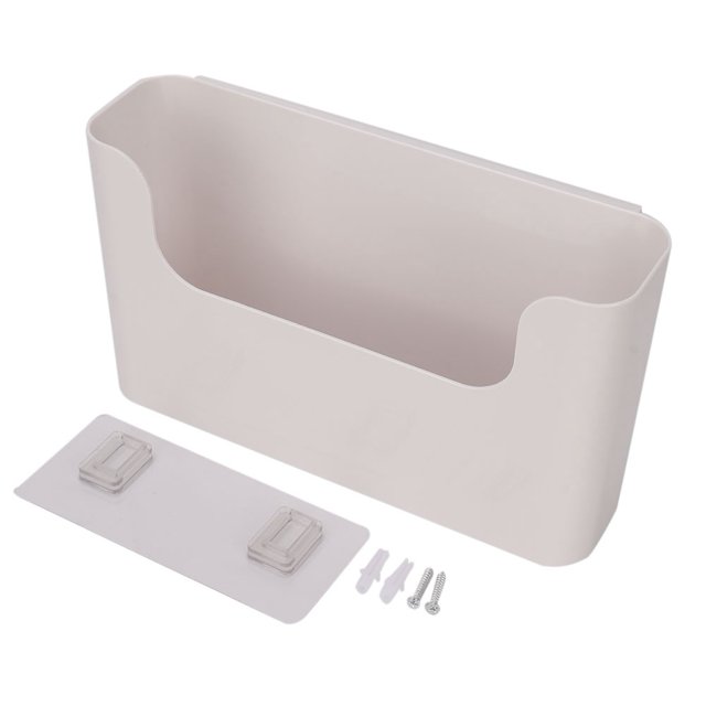 Estante de almacenamiento de PP montado en la pared, soporte organizador de cubiertos, baño, cocina