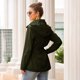 thumbnail image 4 of Chaqueta impermeable con capucha para mujer Anoraks, ligera y con capucha, cortavientos liso, para exteriores, impermeable, para mujer, 4 of 7