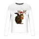 thumbnail image 3 of Blusas y camisas de manga larga con cuello redondo para hombre Blusa de manga larga con cuello redondo y estampado navideño para hombre Blusa de poliéster para hombre, 3 of 3