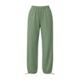 thumbnail image 5 of UKHCCC Women's Sweatpants with Pockets Elastic Waist Casual Drawstring Jogger Pants Cozy Lined Relaxed Fit Lounge Workout Streetwear S-3XL, 5 of 7