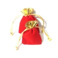 thumbnail image 1 of 50Pcs Gift Bags Gilt-edged Storage Bracelet Bag Cute Luxury Style Cute Luxury Drawstring Drawstring Pouches Makeup Sack Party Favors Present Red, 1 of 8