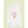 thumbnail image 3 of Peachy Keen Ii Racerback Tank Women -Grace Popp Designs, Female Small, 3 of 4