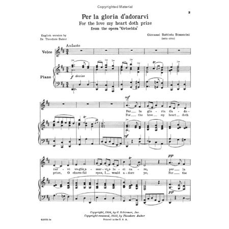 Schirmer's Library of Musical Class 24 Italian Songs & Arias of the 17th & 18th Centuries Book/Online Audio, (Paperback)