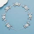 thumbnail image 5 of Peineta para novia, diadema nupcial con diamantes de imitación, peineta para novia, para boda, aniversario, día de San Valentín (plata), 5 of 5