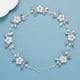 thumbnail image 5 of Peineta para novia, diadema nupcial con diamantes de imitación, peineta para novia, para boda, aniversario, día de San Valentín (plata), 5 of 5