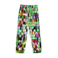 thumbnail image 5 of Fotbe Colorful Tie Dye Stained Glass Men's Pajama Pants,Sleepwear Pants,Pj Bottoms Drawstring And Pockets-X-Large, 5 of 9
