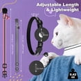 thumbnail image 3 of ASTRAEA AirTag Cat Collar Breakaway, Reflective Dog Kitten Collar with Air Tag Holder & Bell, Safety Strap for Girl Boy Cats, Black, 3 of 7