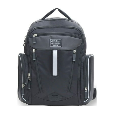 UPC: 0092317119353 | Eddie Bauer Places & Spaces Sporty Backpack Diaper Bag in Black