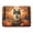 Akita, variant on Fawn Pug Fall Memory Foam Kitchen Mat 27 in x 19 in