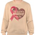 thumbnail image 2 of What a Warrior Looks Like Sweatshirt Unisex X-Large Sand, 2 of 5