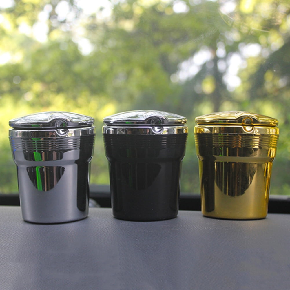 Windfall Car LED Light Ashtray Auto Travel Cigarette Ash Holder Cup Accessory Portable