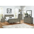 thumbnail image 1 of Emelina Philip Gray Sleigh Bedroom Set Special Queen 4 Piece: Bed, Dresser, Mirror, NightStand, 1 of 1