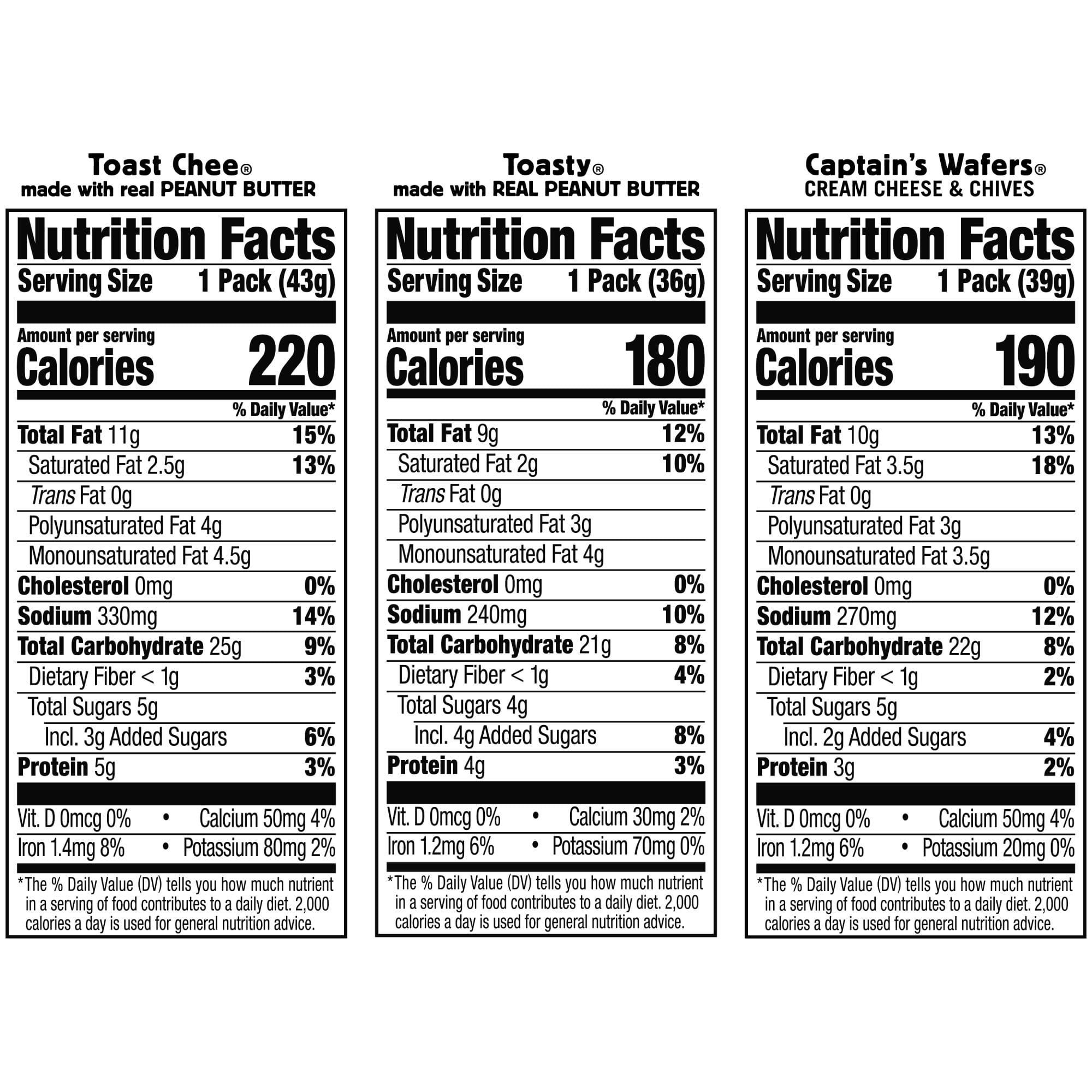 (2 pack) Lance Sandwich Crackers, Variety Pack, 3 Flavors, 10 Individually Wrapped Packs, 6 Sandwiches Each