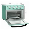 thumbnail image 2 of GVN Extra Large Countertop Oven,19 Qt Dehydrate Convection Air Fryer Toaster Oven with 5 Accessories-Green, 2 of 4