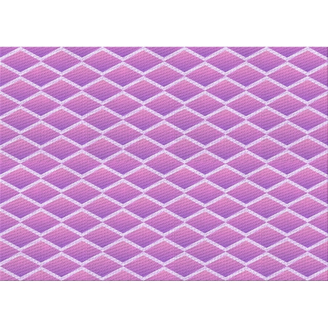 Ahgly Tapis Rectangulaire Lavable en Machine Intérieur Transitionnel Violet Violet, 3 Pieds x 5 Pieds