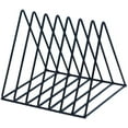 thumbnail image 1 of 6 Tier Mesh Wall Hanging File Organizer Holder Magzine and Newspaper Rack Golden, Brochure Files Book Documents - A Black, 1 of 8