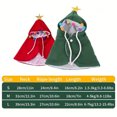 thumbnail image 7 of Halloween Vampire Pet Cape Costume for Small Dogs And Cats No Battery Featherless Party Decorating Accessories (Red,L), 7 of 7