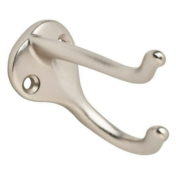 Schlage 571MB15 Satin Nickel Double Coat and Hat Hook