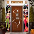 thumbnail image 3 of Trick or Treat Porch Banner, Halloween Door Decoration Hanging Banner Welcome Signs Couplets for Outside Home Garden Party Decor, 3 of 6