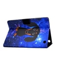 thumbnail image 4 of SaniMore Case for Fire 7" 12th Gen 2022, PU Leather Tablet Auto Wake/Sleep Card Holder Anti-slip Strip Kickstand Shockproof TPU Backplane Wallet Cover for Fire 7" 12th Gen, Black Dog, 4 of 12