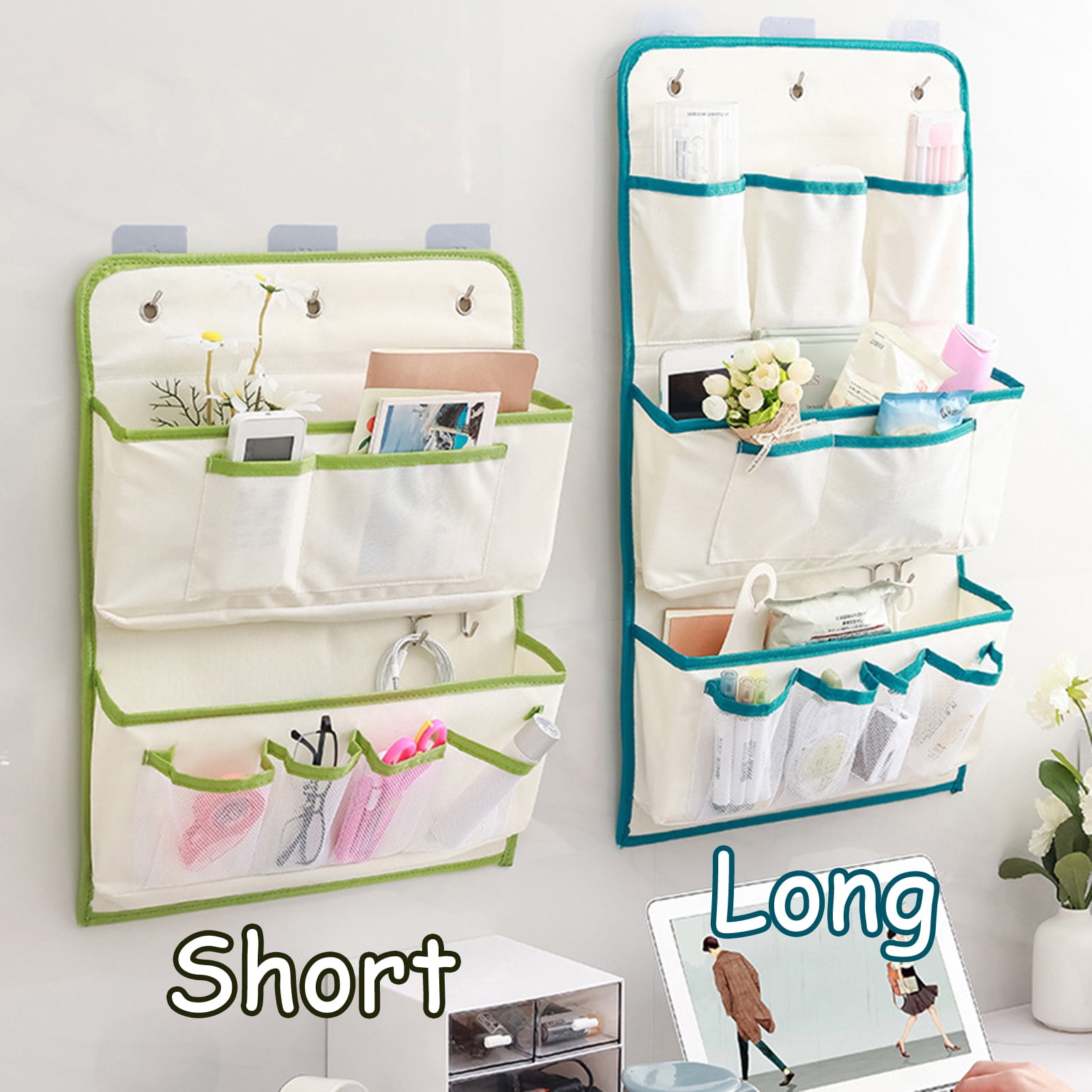 Multi Storage Fabric Wall Hanging Organizer