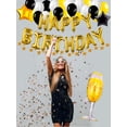 thumbnail image 4 of Set De 39pz De Globos Decorativos Metalicos VIMI Para Cumpleaños Sorpresa Happy Birthday Modelo Copa De Champagne, 4 of 12