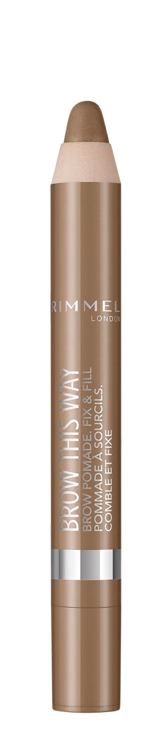 Rimmel London Brow This Way Pomade, Medium Brown 002, 0.11 oz