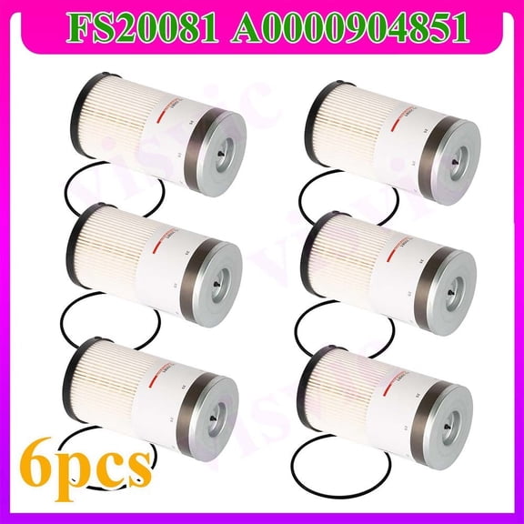 FS20081 Fuel Filter Water Separator Replace A0000904851 Pack of 6