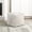 Off White, variant on Black White Accent Pouf / Enhance Home Aesthetics