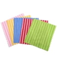 thumbnail image 1 of Big sale Striped Non Oiled Multifunctional Rag Microfiber Lazy Dishwashing Hundred Cleaning Dishwashing Cloth 30 X 30cm For Car Kitchen Home, 1 of 5