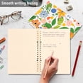 thumbnail image 4 of FORMRS 1-Subject Spiral Notebook 8" x 5" College Ruled 60 Refillable Sheet A5 Hard Cover, 2 Pack, Retro Pink Floral, 4 of 7