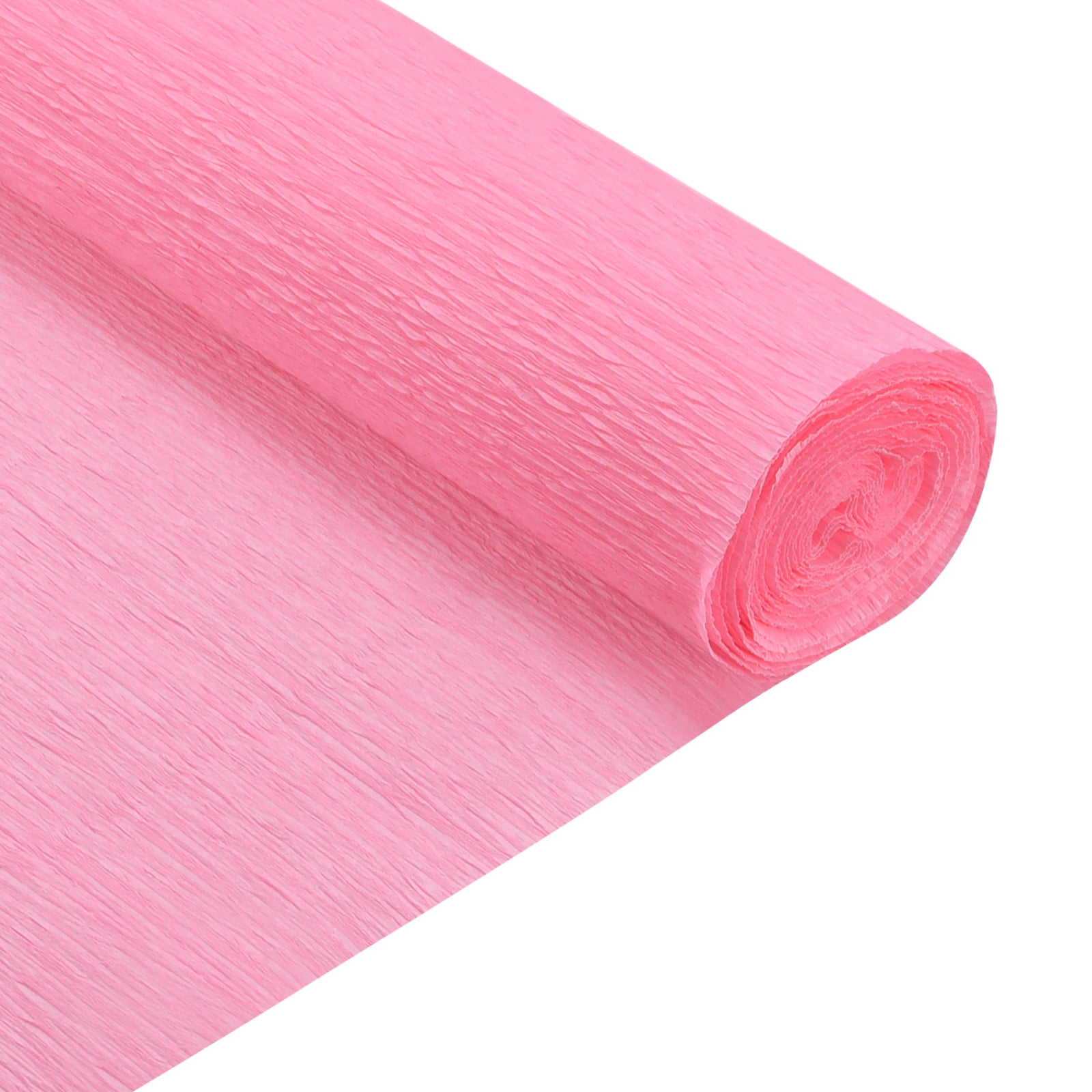Uxcell Crepe Paper Rolls 7.5ft Long 20 Inch Wide, Dark Pink 2 pcs