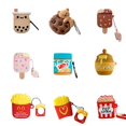 thumbnail image 2 of Funda De Estilo De Tema De snack De Dibujos Animados Para AirPods 1 2 3 Pro Case Con Cordón Inalámbrico Bluetooth Auriculares, 2 of 4
