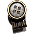 thumbnail image 3 of MELOTOUGH Supenders Botton Clip Movable No Sew Button End Brace Clips Set of 7 (Bronze), 3 of 11