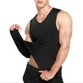 thumbnail image 4 of Men Tank Top Ice Silk Vest Fitness Wide Shoulder Running Sports Seamless Inside Outside Wear Summer Male Streetwear Cami Shirts, 4 of 4